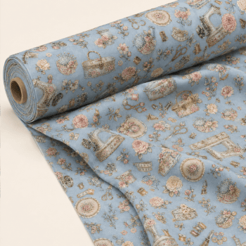 Tecido Tricoline Floral Costura Vintage 100% Algodão | Ateliê do Amor – DGAA916653