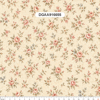 TECIDO TRICOLINE EXCLUSIVO 100% ALGODÃO - ATELIÊ DO AMOR - FLORAL MIUDO BEGE - DGAA916655 TECIDO TRICOLINE EXCLUSIVO 100% ALGODÃO - ATELIÊ DO AMOR - FLORAL MIUDO BEGE - DGAA916655