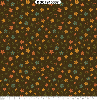 TECIDO TRICOLINE EXCLUSIVO 100% ALGODÃO - CAMINHO DAS FLORES - FLORAL - DGCF915307