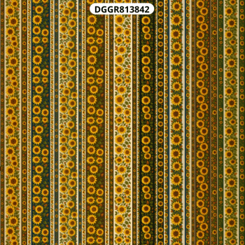 TECIDO TRICOLINE EXCLUSIVO 100% ALGODÃO - CAMPOS DE GIRASSOL - BARRADO - DGGR813842