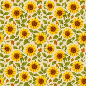 TECIDO TRICOLINE EXCLUSIVO 100% ALGODÃO - CAMPOS DE GIRASSOL - FLORAL - DGGR813844