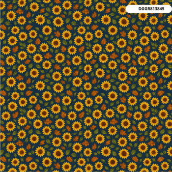 TECIDO TRICOLINE EXCLUSIVO 100% ALGODÃO - CAMPOS DE GIRASSOL - FLORAL - DGGR813845