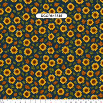 TECIDO TRICOLINE EXCLUSIVO 100% ALGODÃO - CAMPOS DE GIRASSOL - FLORAL - DGGR813845