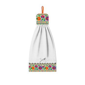 TECIDO TRICOLINE EXCLUSIVO 100% ALGODÃO - FOLK GARDEN - BARRADO FLORAL - DGFG915726