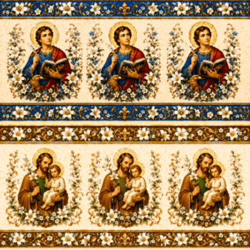 TECIDO TRICOLINE EXCLUSIVO 100% ALGODÃO - MENSAGENS DE FÉ - BARRADO RELIGIOSO - COSTURA CRIATIVA DIY - DGST917041