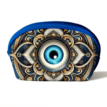 TECIDO SARJA IMPERMEAVEL EXCLUSIVO 100% ALGODÃO - OLHO GREGO - NECESSAIRE - DGOG918226