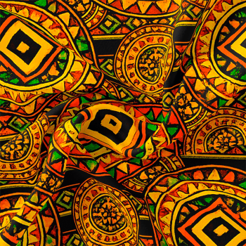 TECIDO TRICOLINE EXCLUSIVO 100% ALGODÃO - MANDALAS AFRICANAS - GEOMETRICO - DGMA916506 TECIDO TRICOLINE EXCLUSIVO 100% ALGODÃO - MANDALAS AFRICANAS - GEOMETRICO - DGMA916506