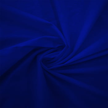 TECIDO TRICOLINE LISO  AZUL ROYAL 100% ALGODÃO - TRLI40061