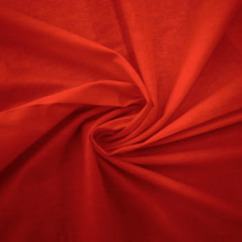 TECIDO TRICOLINE LISO LARANJA 100% ALGODÃO - TRLI40060