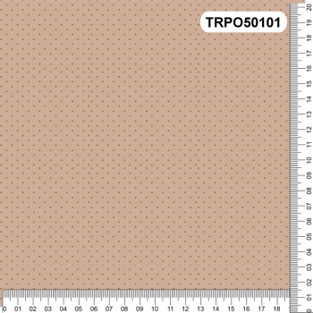 TECIDO TRICOLINE 100% ALGODÃO POÁS BEGE - TRPO50101