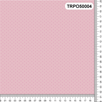 TECIDO TRICOLINE 100% ALGODÃO POÁS ROSA BEBÊ - TRPO50004