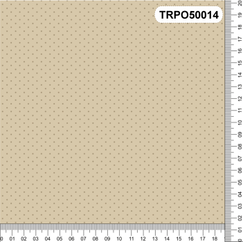 TECIDO TRICOLINE 100% ALGODÃO POÁS BEJE - TRPO50014