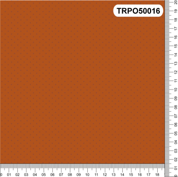 TECIDO TRICOLINE 100% ALGODÃO POÁS TERRACOTA - TRPO50016