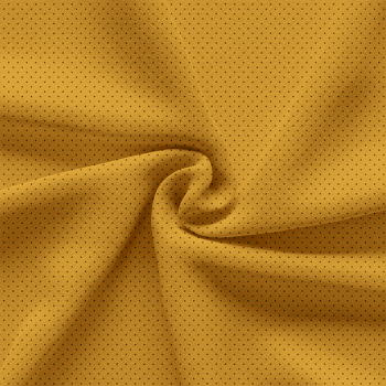TECIDO TRICOLINE ESTAMPADO 100% ALGODÃO MINI POÁS AMARELO - TRPC0005