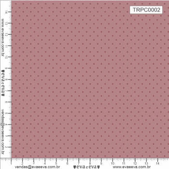 TECIDO TRICOLINE ESTAMPADO 100% ALGODÃO MINI POÁS ROSÊ - TRPC0002