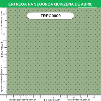 TECIDO TRICOLINE ESTAMPADO 100% ALGODÃO MINI POÁS VERDE CLARO - TRPC0009 TECIDO TRICOLINE ESTAMPADO 100% ALGODÃO MINI POÁS VERDE CLARO - TRPC0009