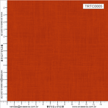TECIDO TRICOLINE ESTAMPADO 100% ALGODÃO - NEUTRO - LARANJA - TRTC0005