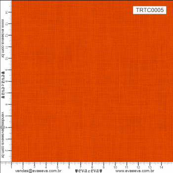 TECIDO TRICOLINE ESTAMPADO 100% ALGODÃO - NEUTRO - LARANJA - TRTC0005