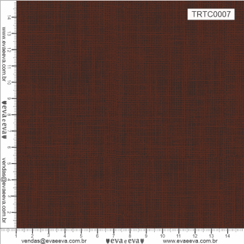 TECIDO TRICOLINE ESTAMPADO 100% ALGODÃO - NEUTRO - MARROM - TRTC0007