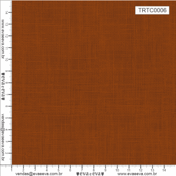 TECIDO TRICOLINE ESTAMPADO 100% ALGODÃO - NEUTRO - TERRACOTA - TRTC0006