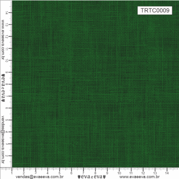 TECIDO TRICOLINE ESTAMPADO 100% ALGODÃO - NEUTRO - VERDE ESCURO - TRTC0009