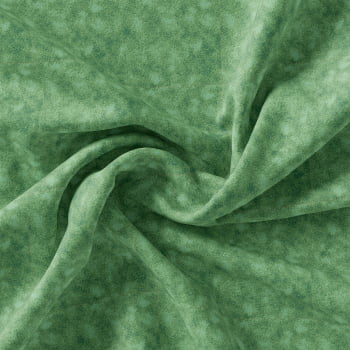 TECIDO TRICOLINE ESTAMPADO 100% ALGODÃO NEUTRO VERDE FLORESTA - TRTP0006