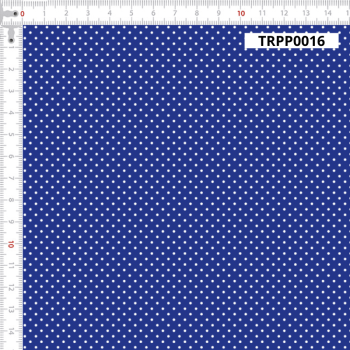 TECIDO TRICOLINE ESTAMPADO 100% ALGODÃO MINI POÁS AZUL ROYAL - TRPP0016