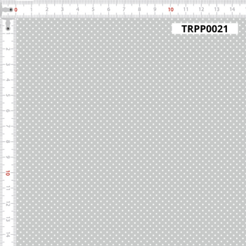 TECIDO TRICOLINE ESTAMPADO 100% ALGODÃO MINI POÁS CINZA CLARO - TRPP0021