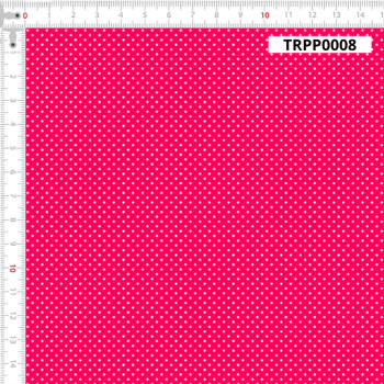 TECIDO TRICOLINE ESTAMPADO 100% ALGODÃO MINI POÁS ROSA PINK - TRPP0008
