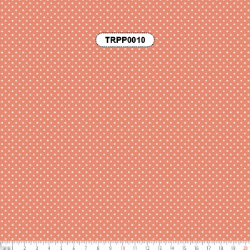TECIDO TRICOLINE ESTAMPADO 100% ALGODÃO MINI POÁS ROSA ANTIGO - TRPP0010