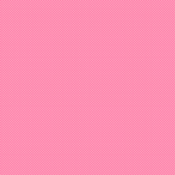 TECIDO TRICOLINE ESTAMPADO 100% ALGODÃO MINI POÁS ROSA CHICLETE - TRPP0013