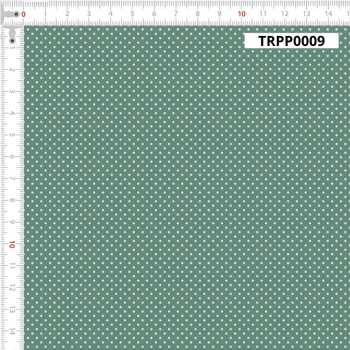 TECIDO TRICOLINE ESTAMPADO 100% ALGODÃO - POA MINI VERDE OLIVA - TRPP0009