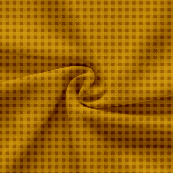 TECIDO TRICOLINE ESTAMPADO 100% ALGODÃO - XADREZ MÉDIO AMARELO - TRXC0005