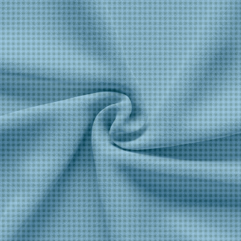 TECIDO TRICOLINE ESTAMPADO 100% ALGODÃO - XADREZ PEQUENO AZUL BEBÊ - TRXC0026