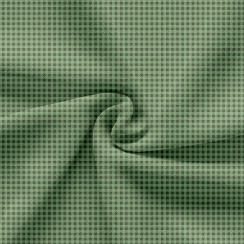 TECIDO TRICOLINE ESTAMPADO 100% ALGODÃO - XADREZ PEQUENO VERDE CLARO - TRXC0024