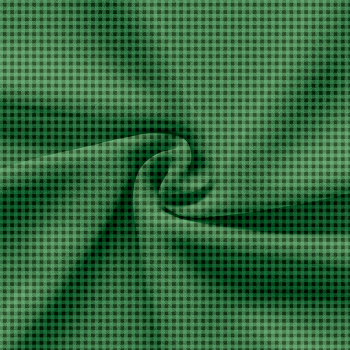 TECIDO TRICOLINE ESTAMPADO 100% ALGODÃO - XADREZ PEQUENO VERDE ESCURO - TRXC0025