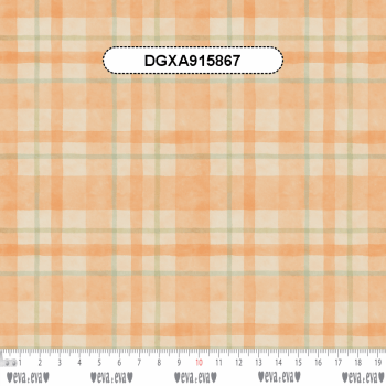 TECIDO TRICOLINE EXCLUSIVO 100% ALGODÃO - FLORESTA ENCANTADA - XADREZ AQUARELA - DGXA915867