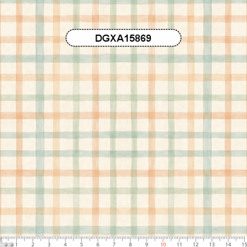 TECIDO TRICOLINE EXCLUSIVO 100% ALGODÃO - FLORESTA ENCANTADA - XADREZ AQUARELA - DGXA915869