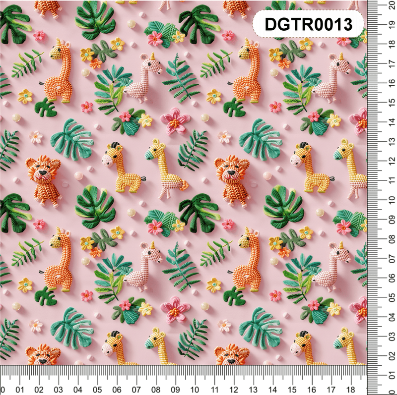 TECIDO TRICOLINE DIGITAL ESTAMPADO 100% ALGODAO - INFANTIL - DGTR0013