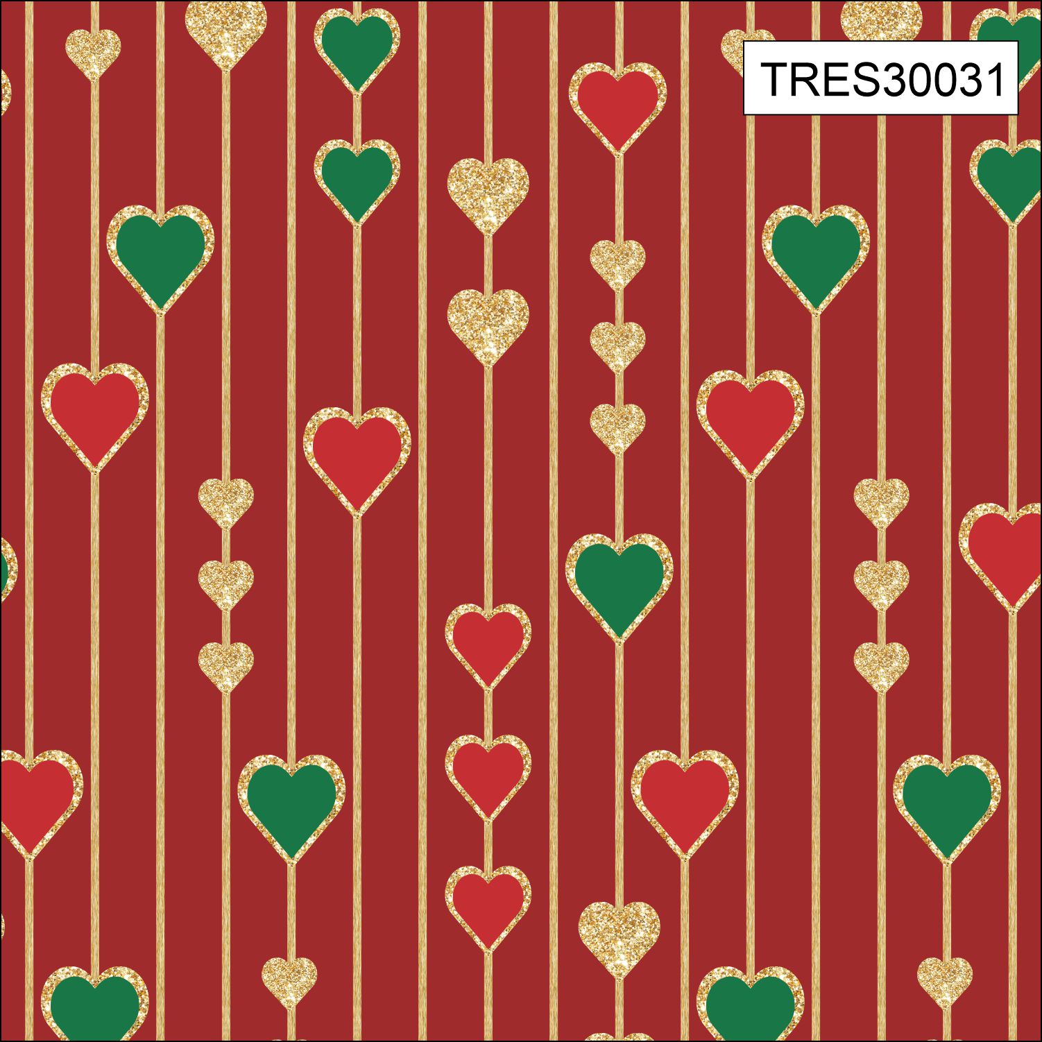 Tecido Natal Tricoline Xadrez Vermelho Fios Dourado