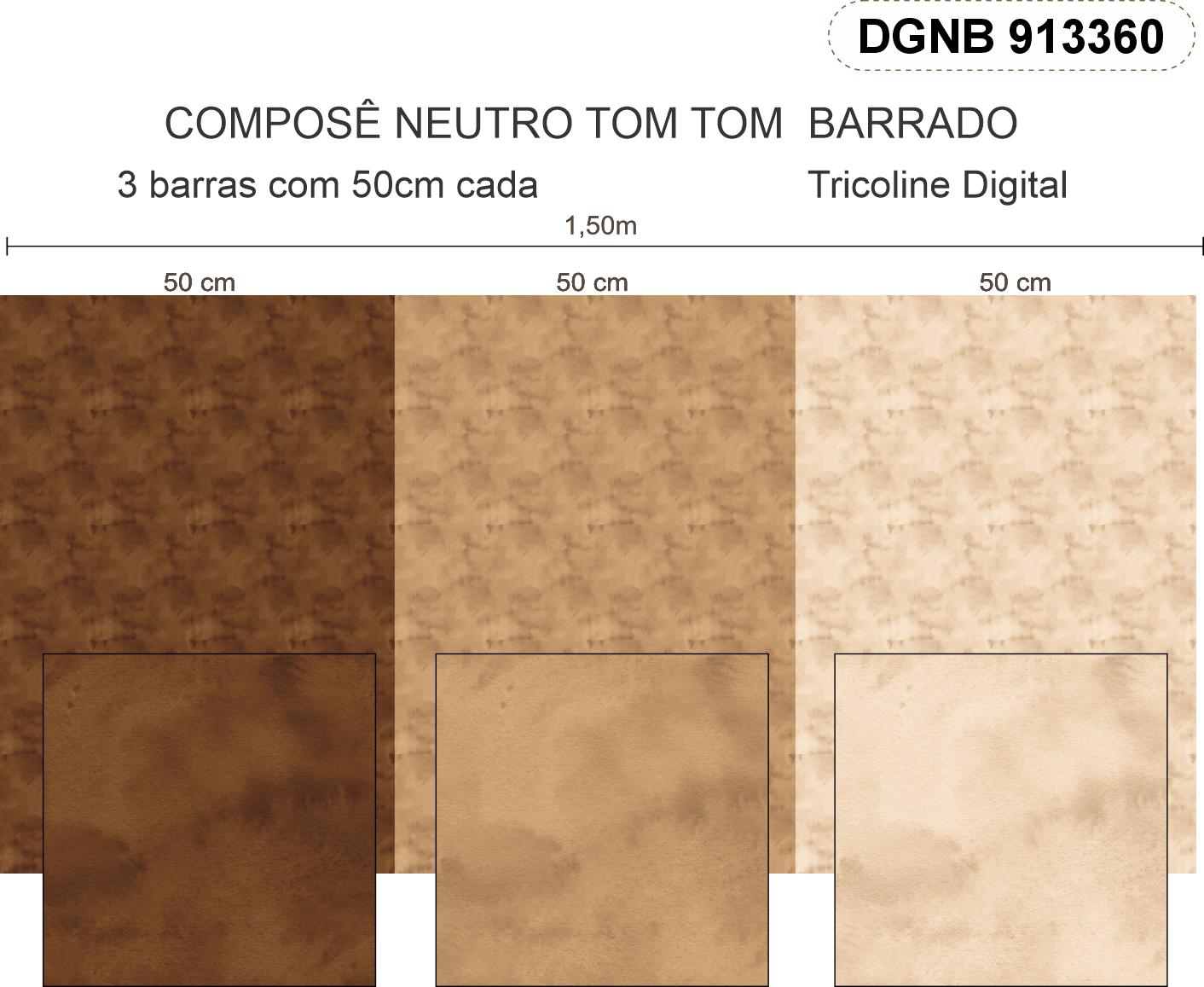 Tricoline 100% Algodão Estampa Digital - Coleção NEUTRO BARRADO: Tecidos Versáteis para Costura Criativa