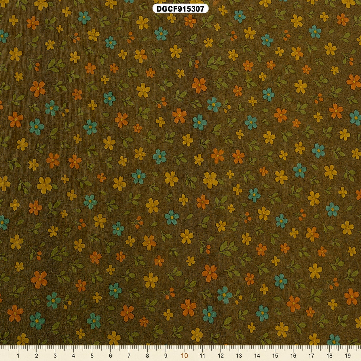 TECIDO TRICOLINE EXCLUSIVO 100% ALGODÃO - CAMINHO DAS FLORES - FLORAL - DGCF915307