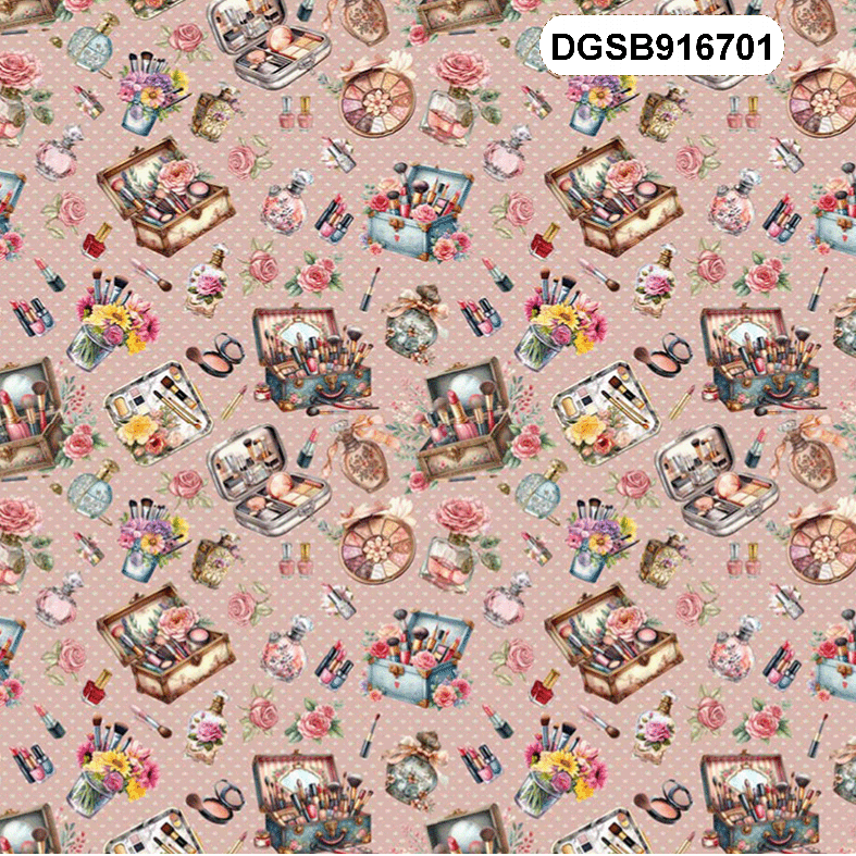 TECIDO TRICOLINE EXCLUSIVO 100% ALGODÃO - STUDIO BELEZA - FLORAL - DGSB916701