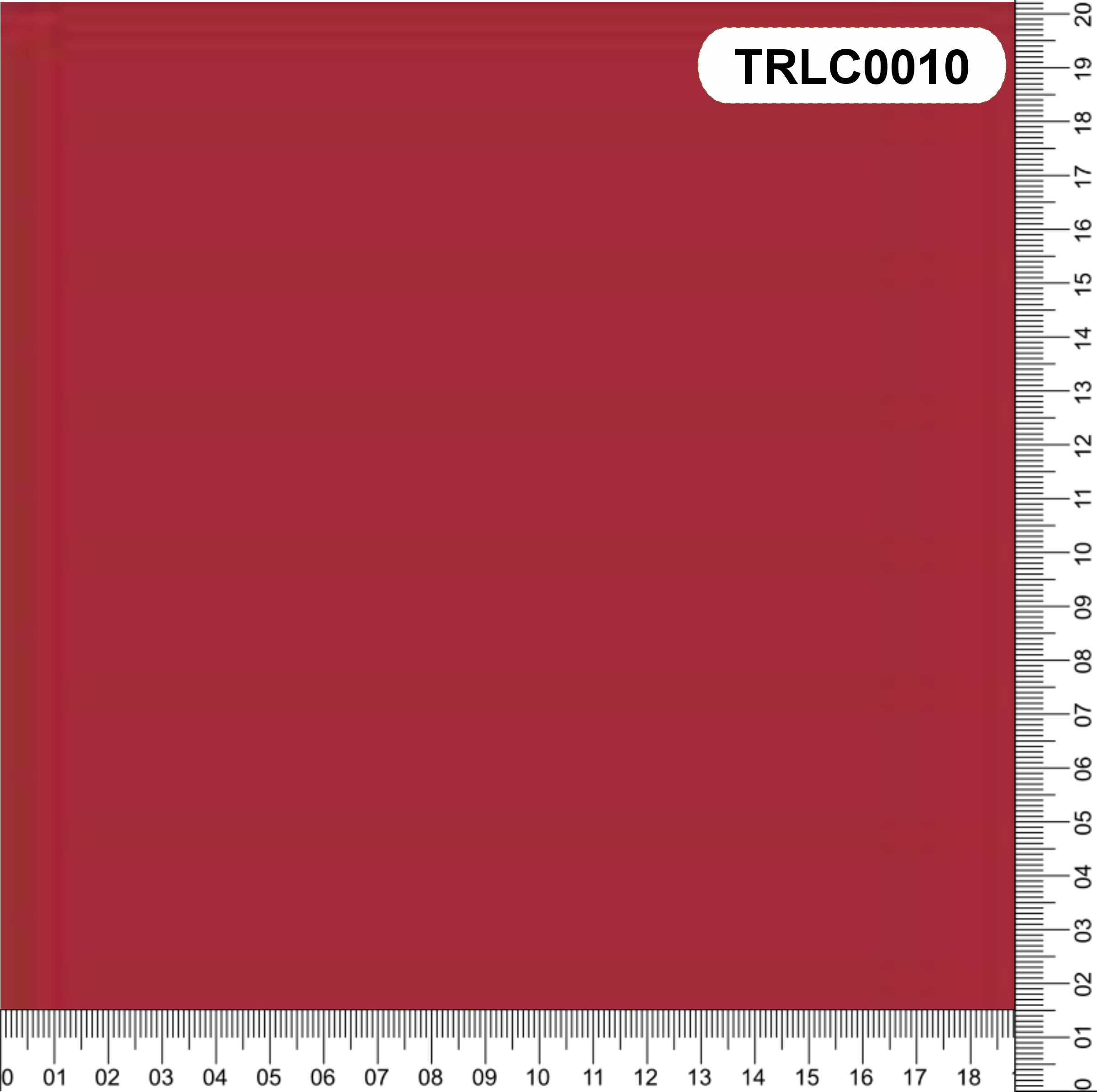 TECIDO TRICOLINE LISO 100% ALGODÃO VERMELHO - TRLC0010