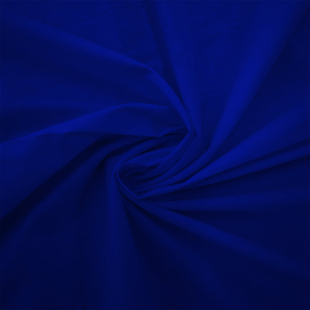 TECIDO TRICOLINE LISO  AZUL ROYAL 100% ALGODÃO - TRLI40061