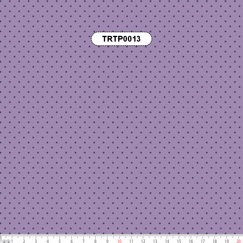 TECIDO TRICOLINE ESTAMPADO 100% ALGODÃO MINI POÁS LILÁS - TRPC0013