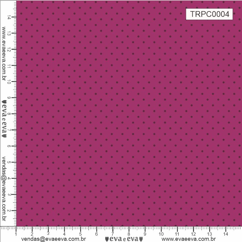 TECIDO TRICOLINE ESTAMPADO 100% ALGODÃO MINI POÁS ROSA - TRPC0004