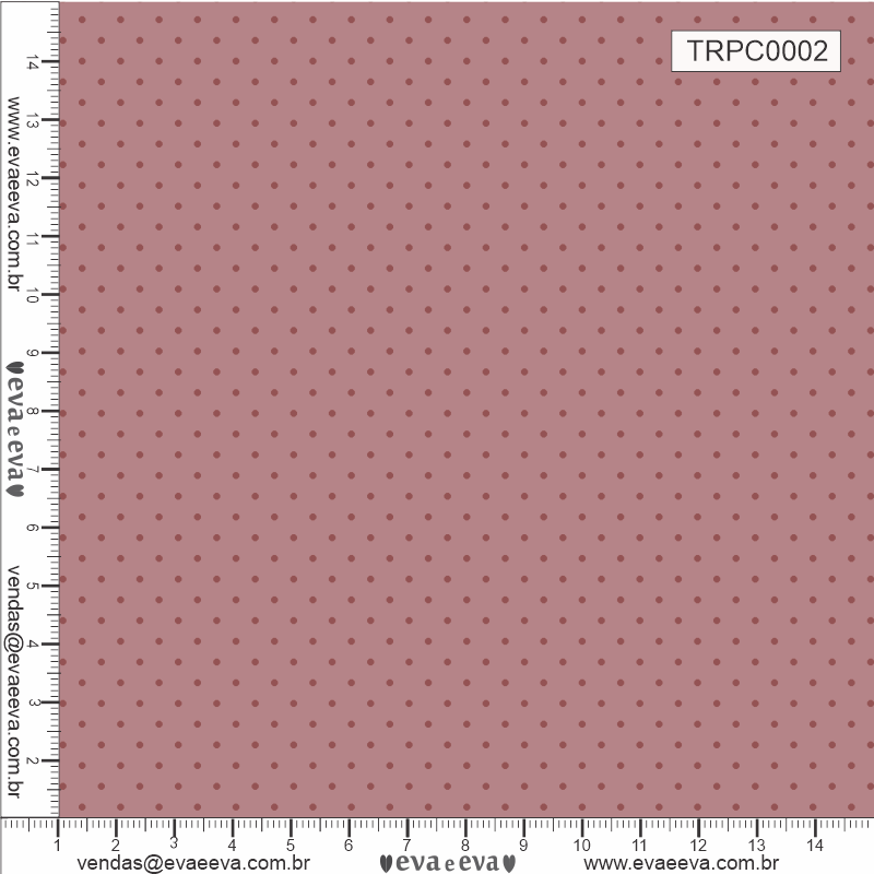 TECIDO TRICOLINE ESTAMPADO 100% ALGODÃO MINI POÁS ROSÊ - TRPC0002