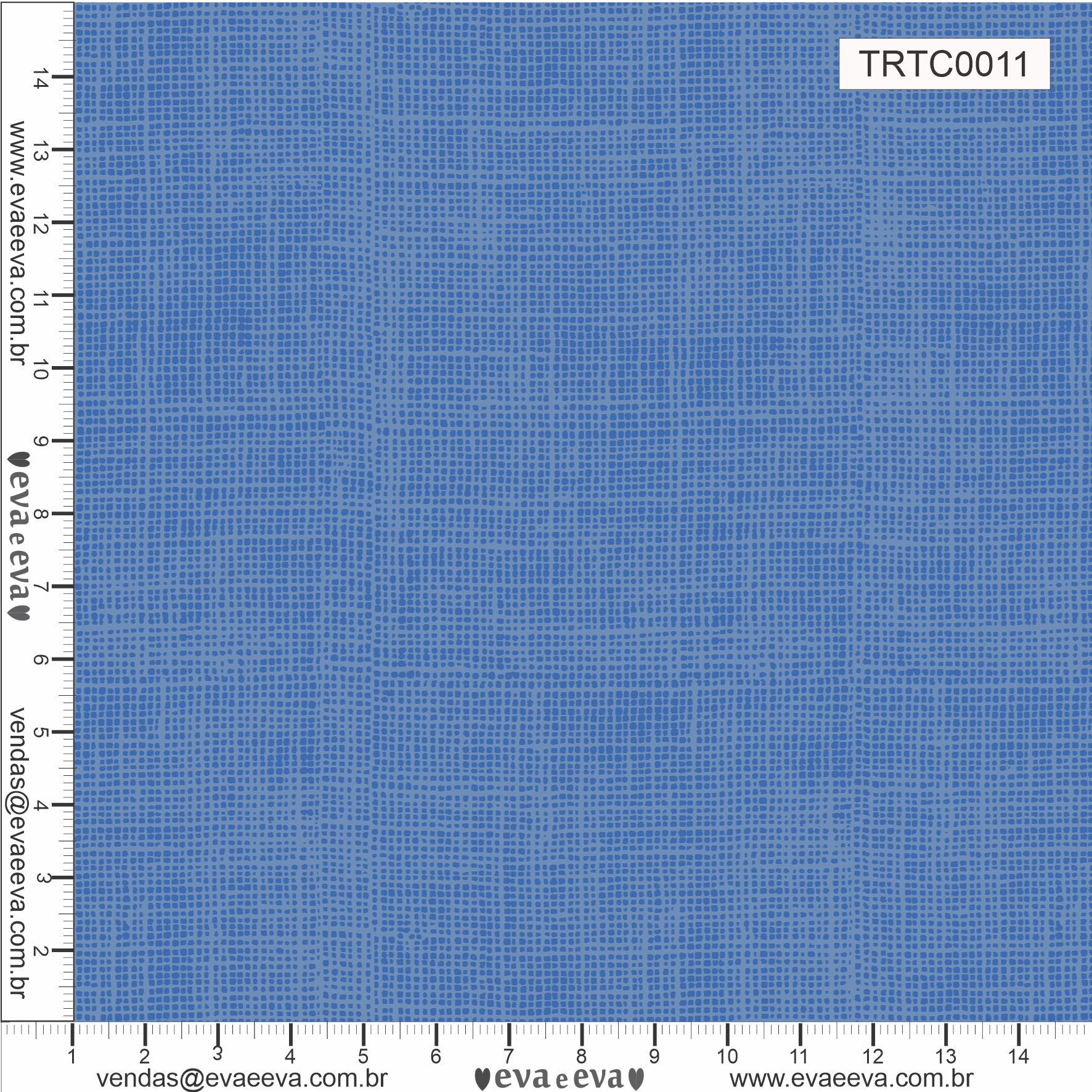 TECIDO TRICOLINE ESTAMPADO 100% ALGODÃO - NEUTRO - AZUL - TRTC0011