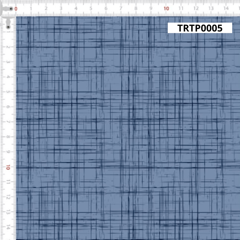 TECIDO TRICOLINE ESTAMPADO 100% ALGODÃO NEUTRO AZUL JEANS - TRTP0005
